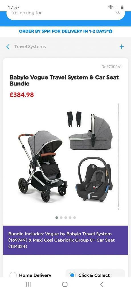 babylo vogue travel system